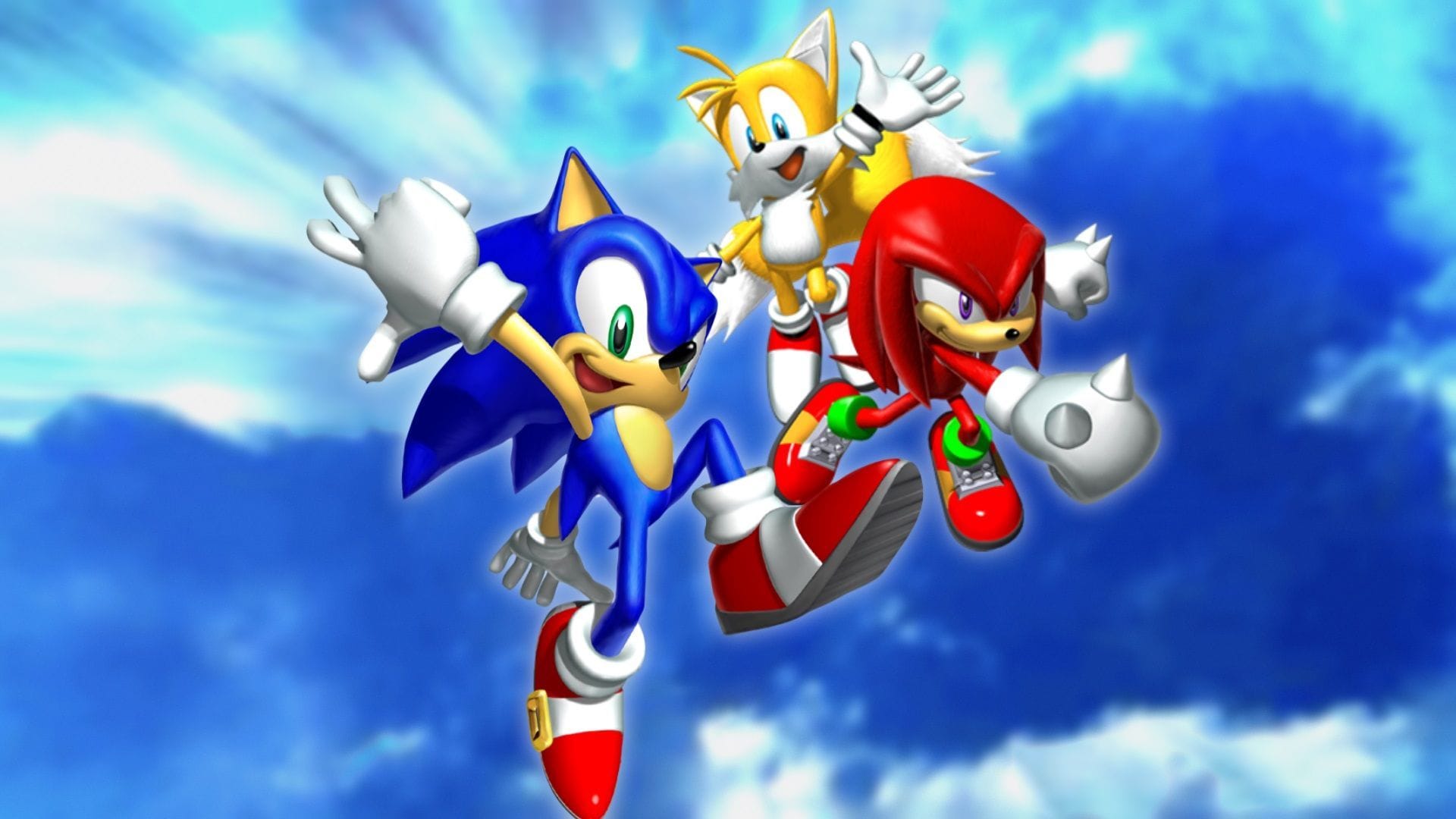 Sonic Heroes - Sonic, Tails, and Knuckles key visual