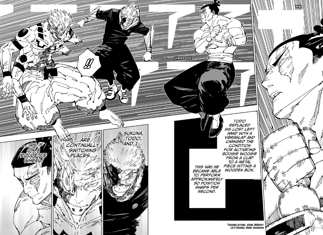 Jujutsu Kaisen manga panels