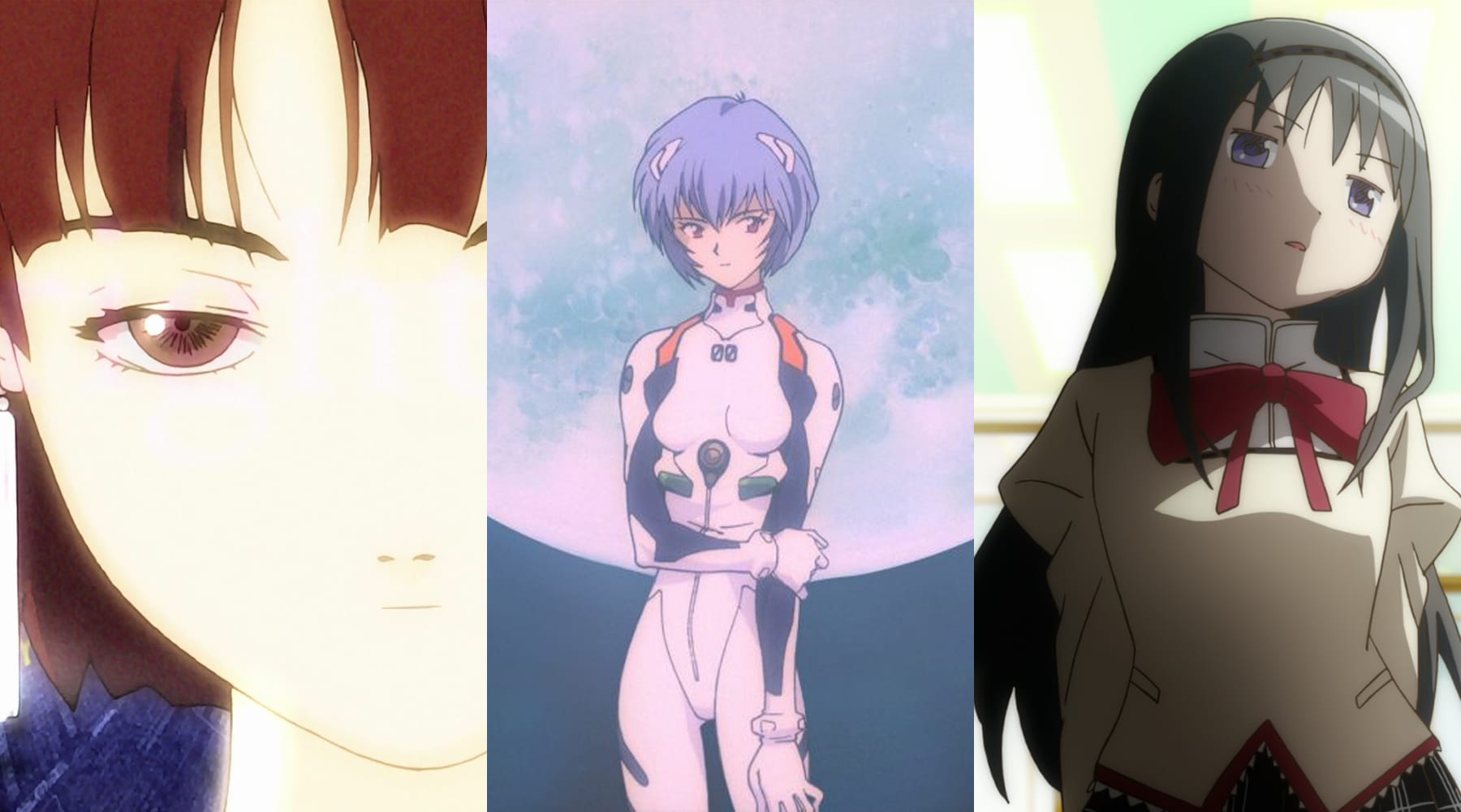 serial experiments lain / Neon Genesis Evangelion / Madoka Magica