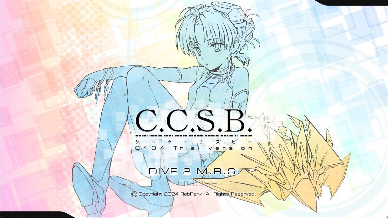 C.C.S.B. C104 Trial Version title screen