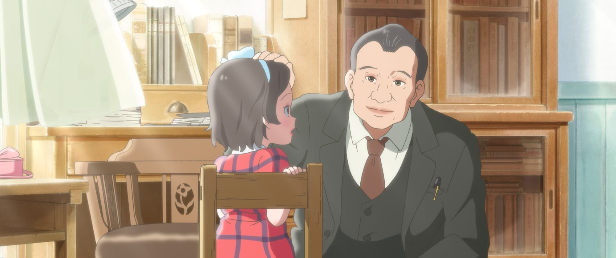 Totto-chan and Principal Kobayashi in Totto-chan: The Little Girl at the Window