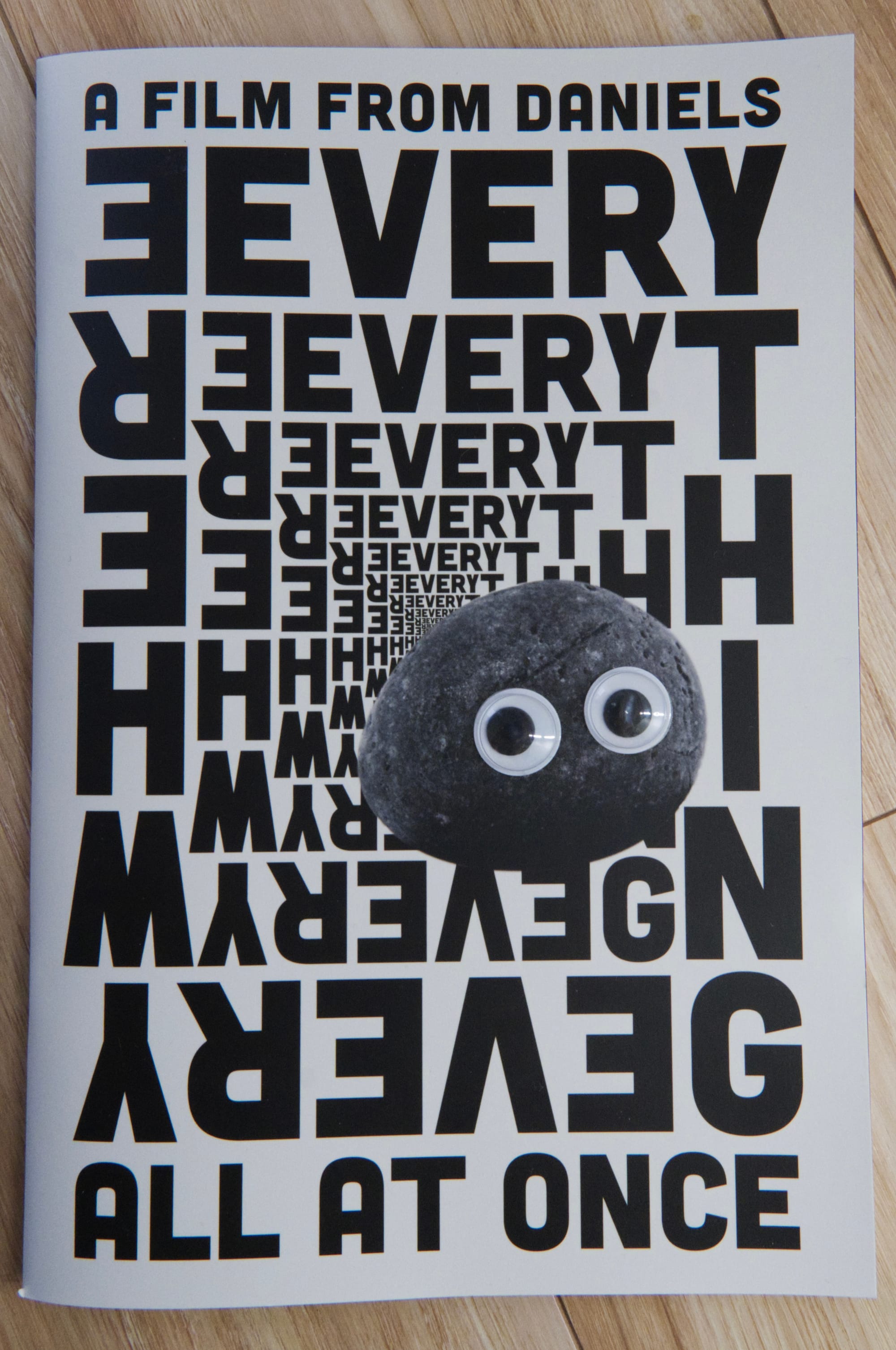 Everything Everywhere All At Once movie program pamphlet