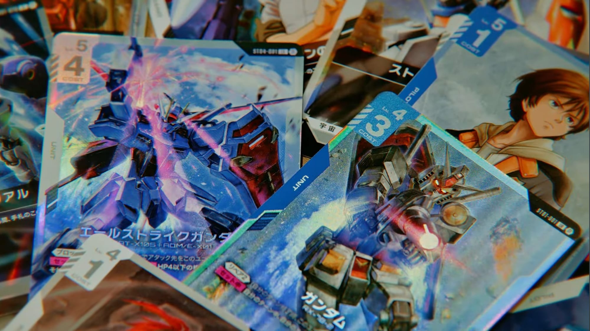 Gundam Card Game cards