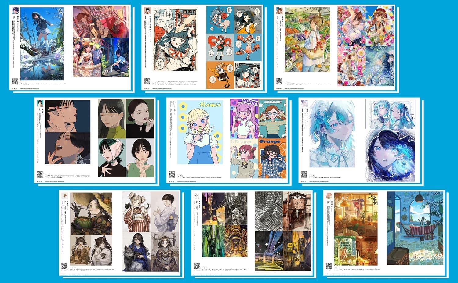 Sample of pixiv VISIONS 2025 pages