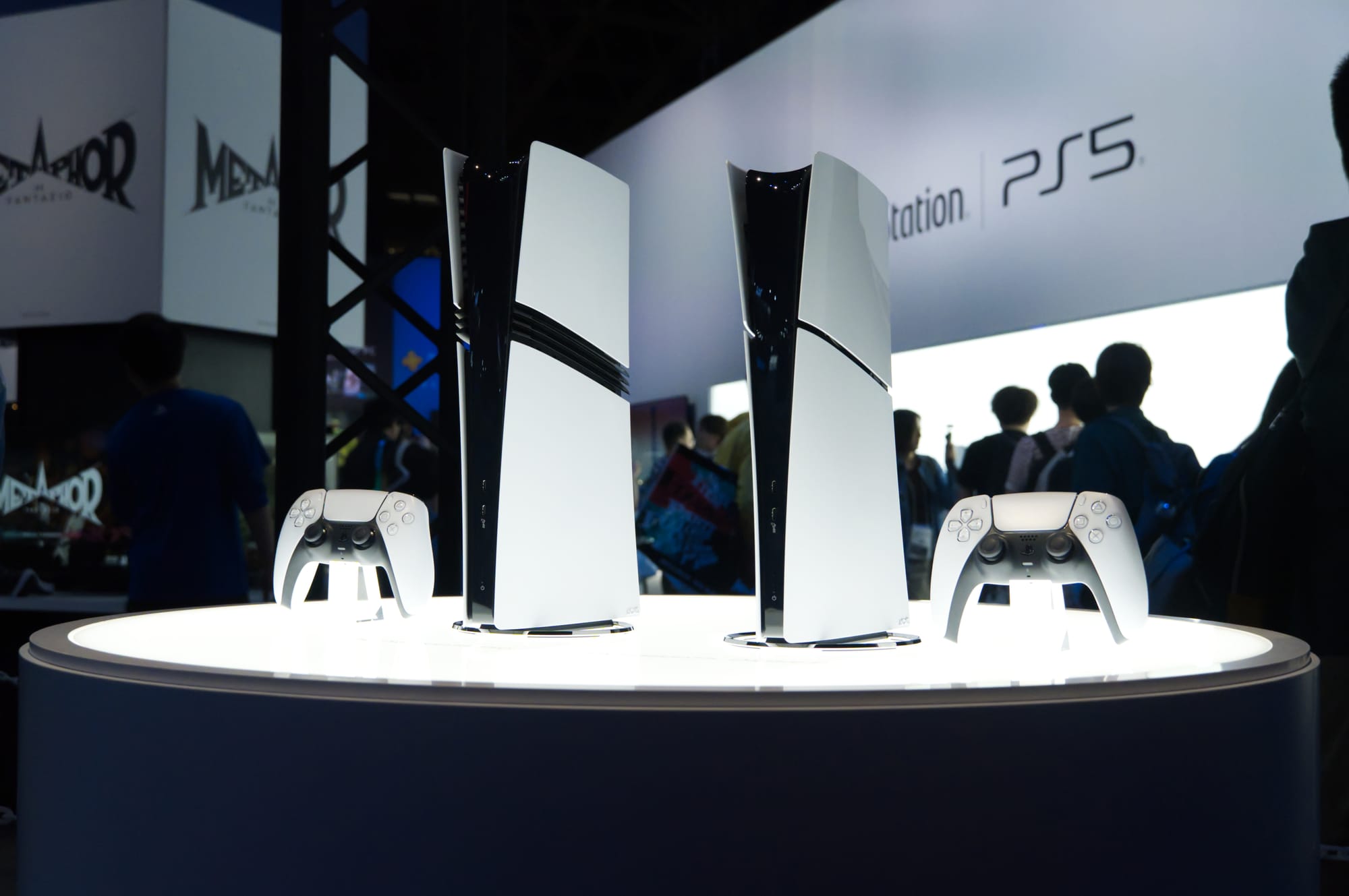 PlayStation 5 Pro and Slim models at Tokyo Game Show 2024