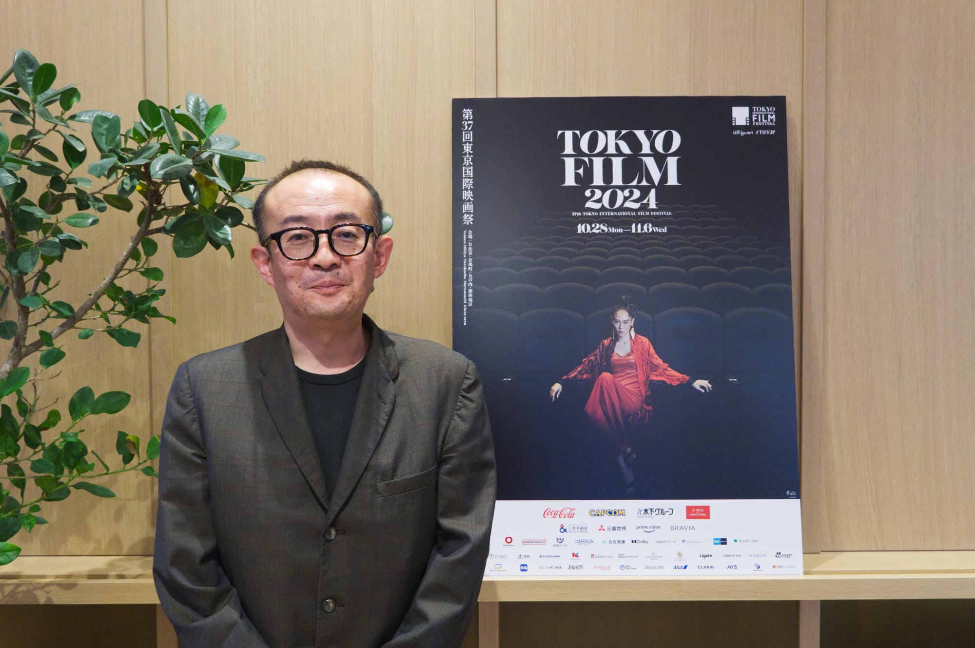 Director Mojiri Adachi at the Tokyo Internation Film Festival