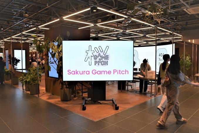 Sakura Game Pitch signage