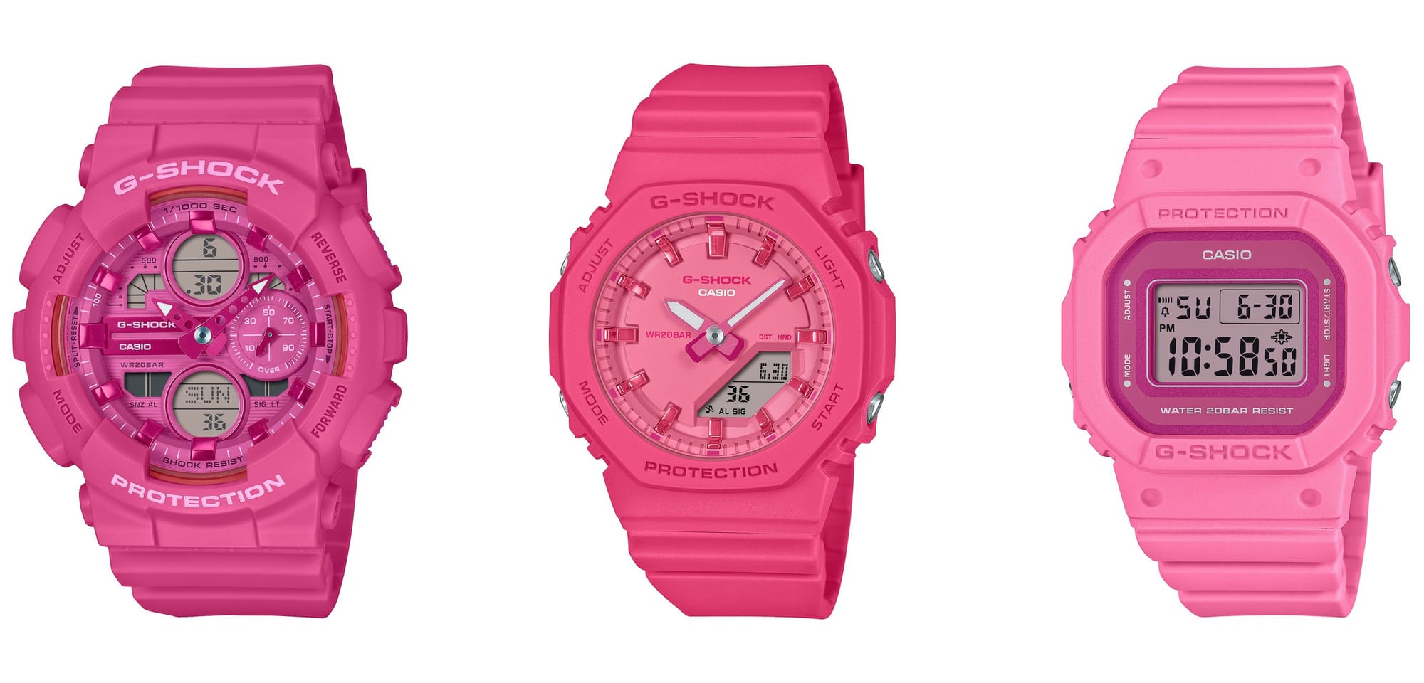 G-SHOCK "Power Pink" series