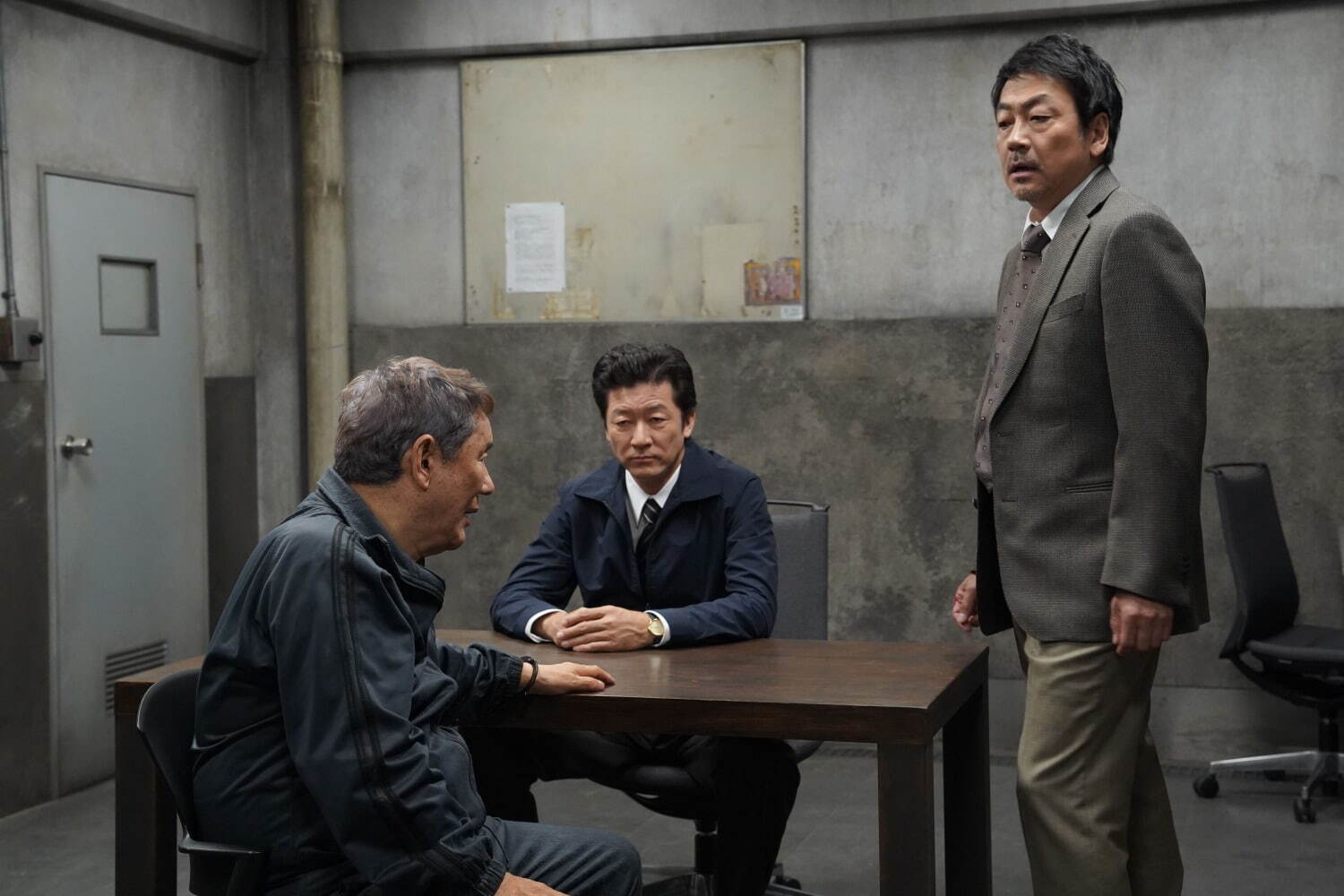 Takeshi Kitano is interrogated in Broken Rage