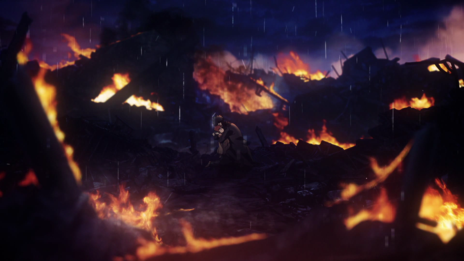 Shirou Emiya, one of the few survivors miraculously rescued from the devastation of Fuyuki's first Holy Grail War.