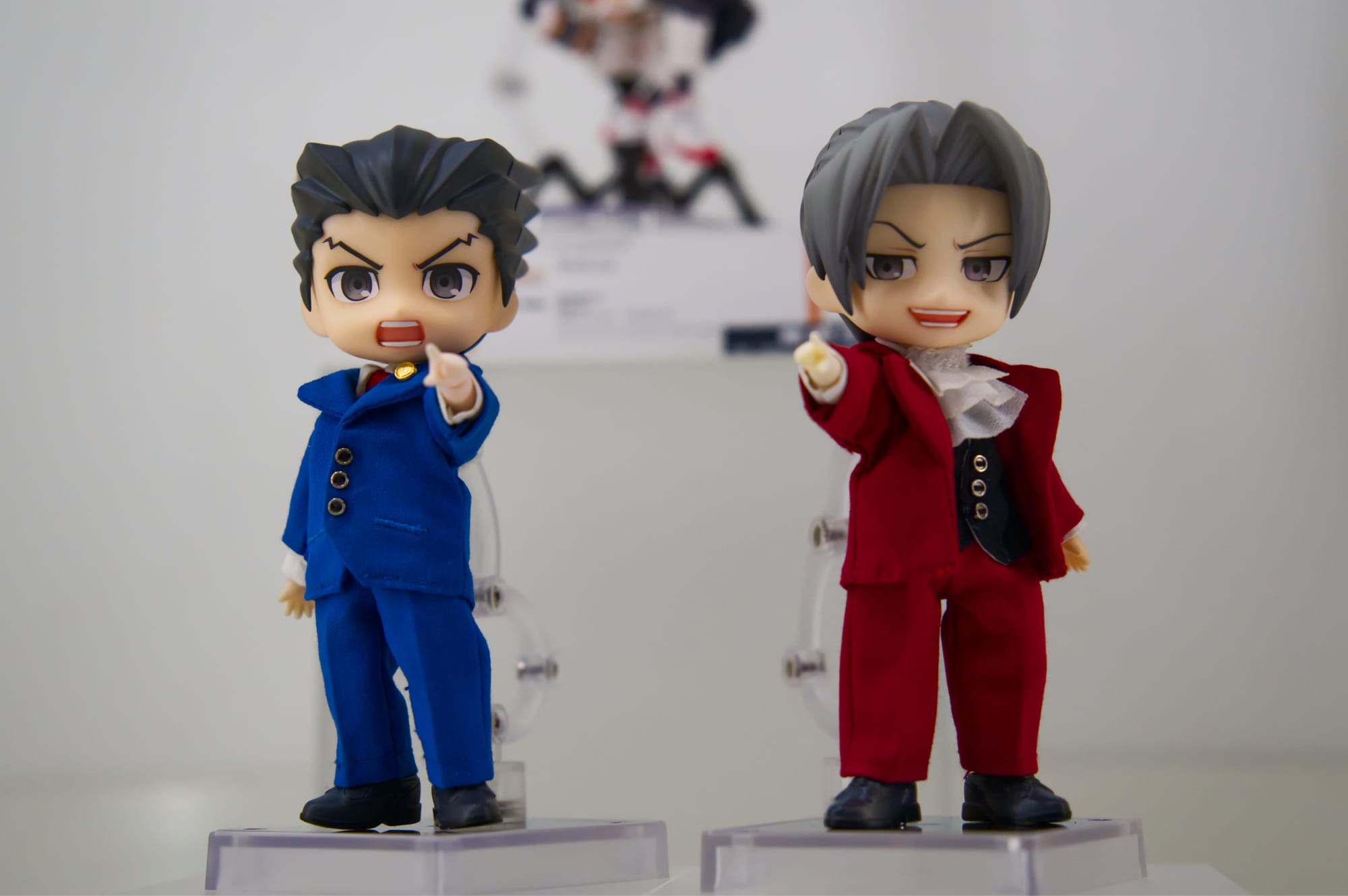 Ace Attorney Pheonix Wright & Miles Edgeworth figures