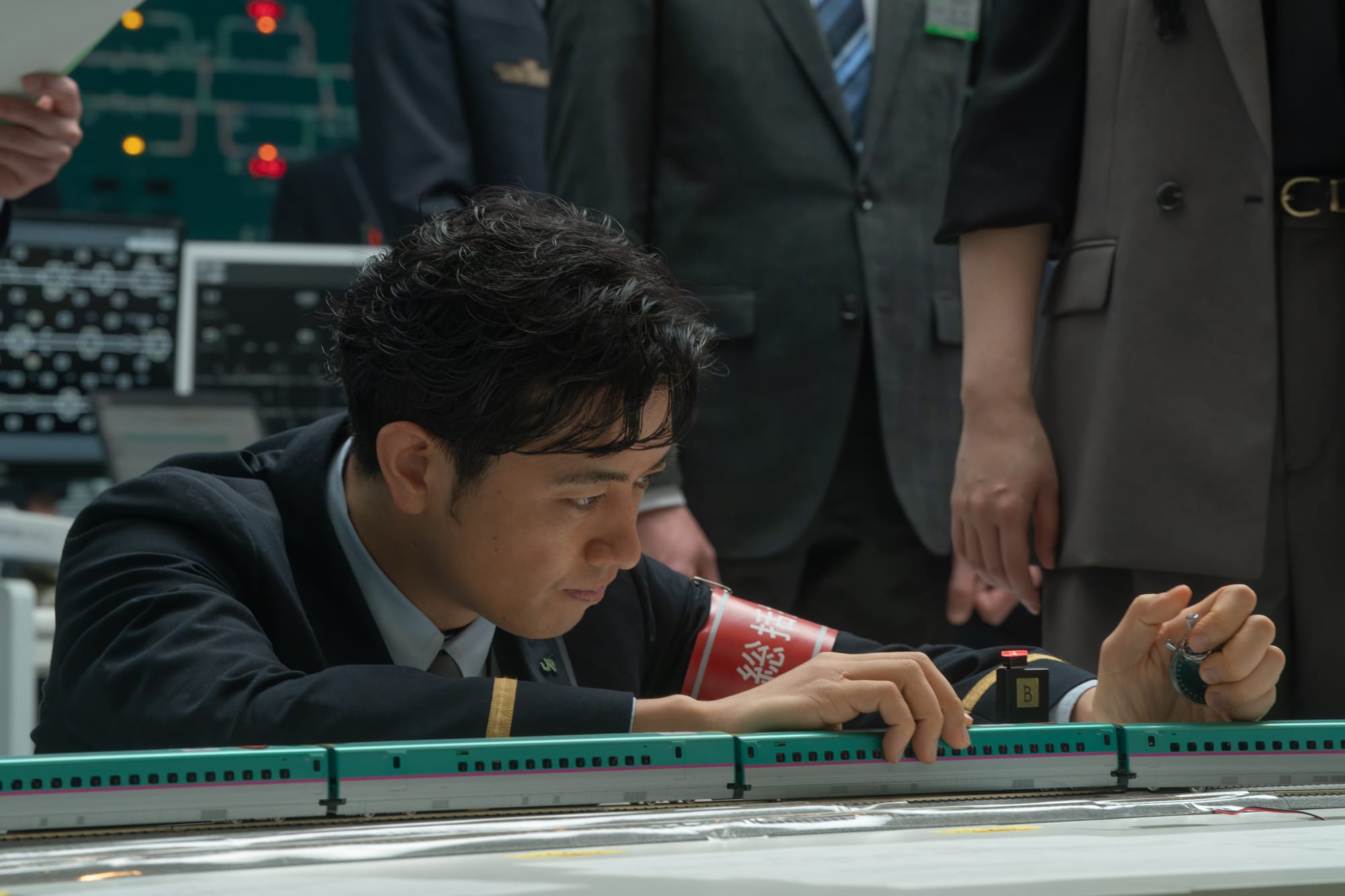 The JR control center in Bullet Train Explosion