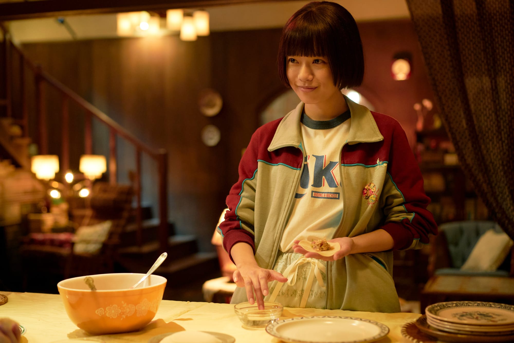 Yuka making gyoza in Unreachable