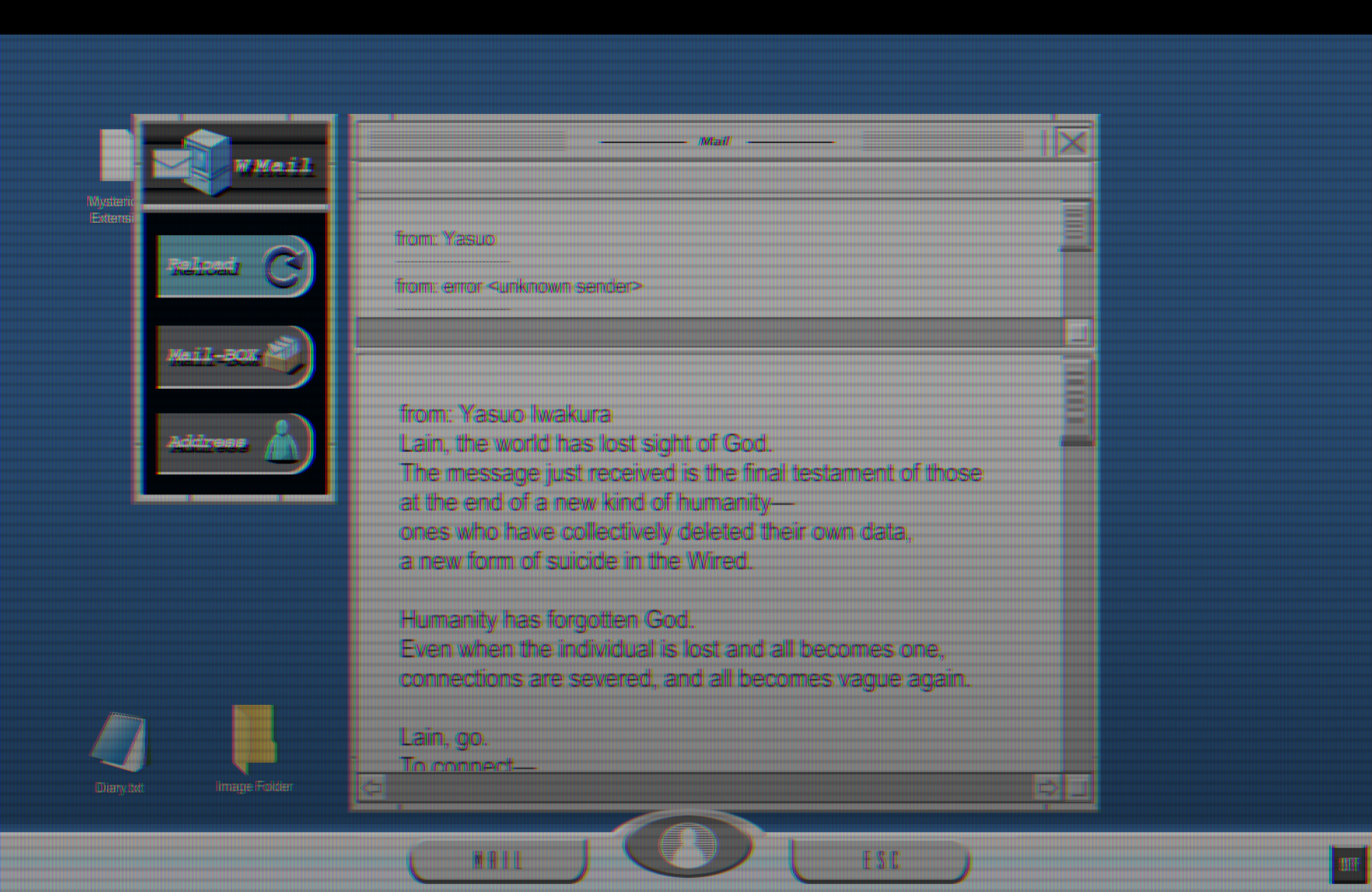 An e-mail screen in //signal. by Team_MJM