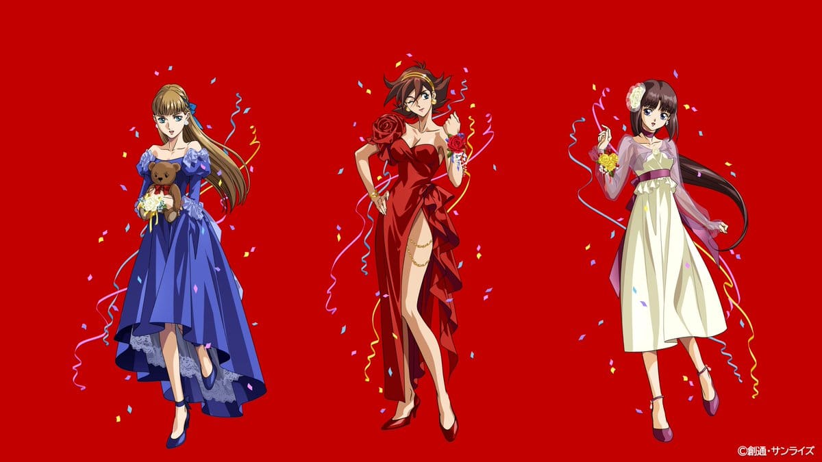 Relena Darlian, Rain Mikamura, and Tiffa Adill illustrated by Sakura Asagi