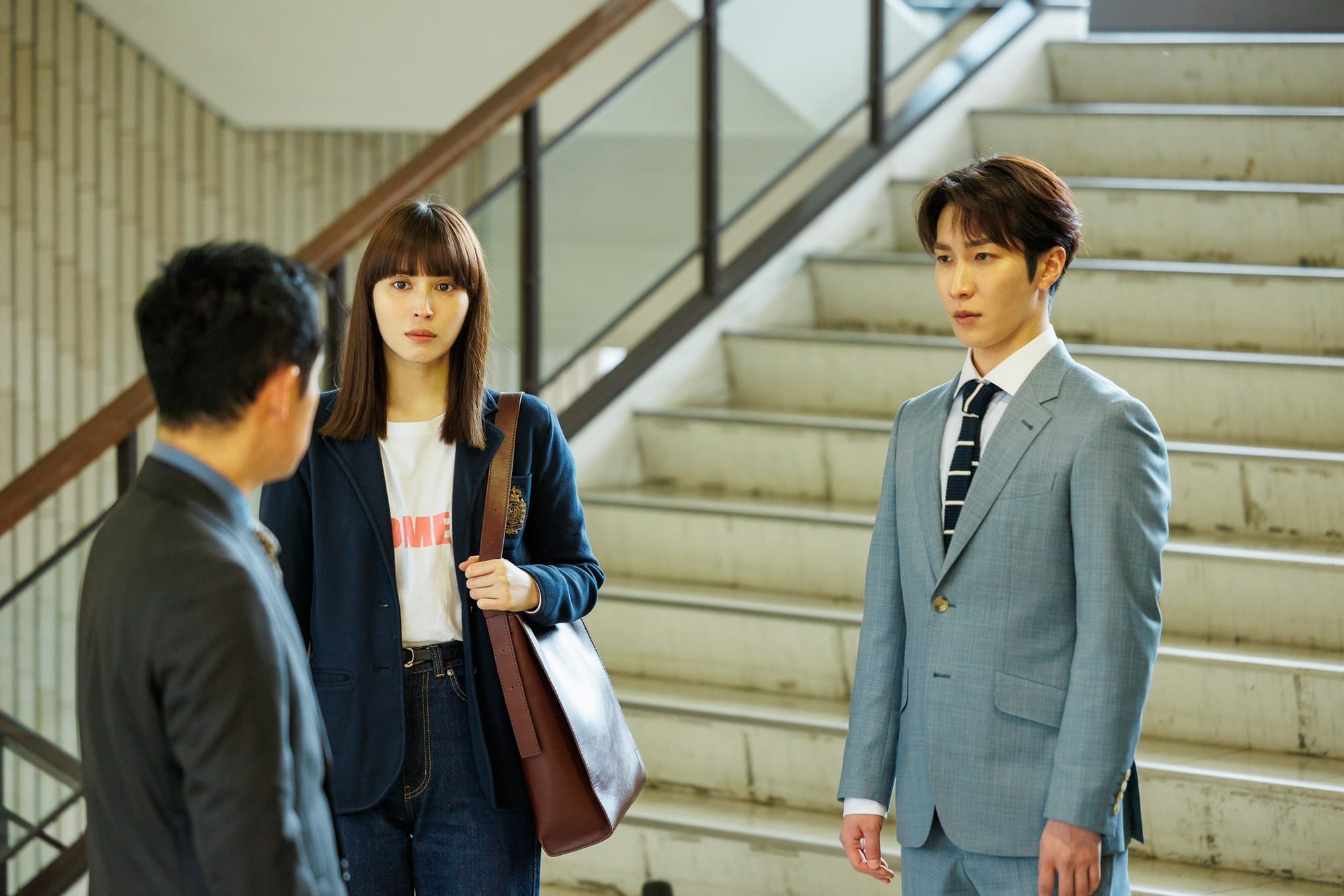 Shizuka and other teachers in The Reluctant Preacher