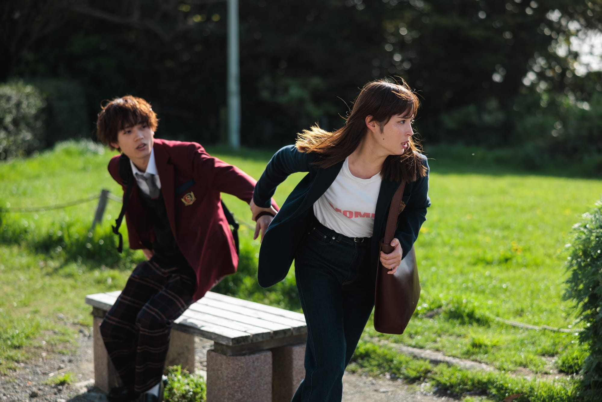 Shizuka runs off in The Reluctant Preacher