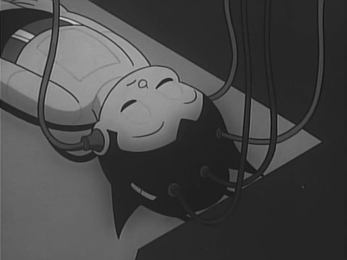Astro Boy on operating table