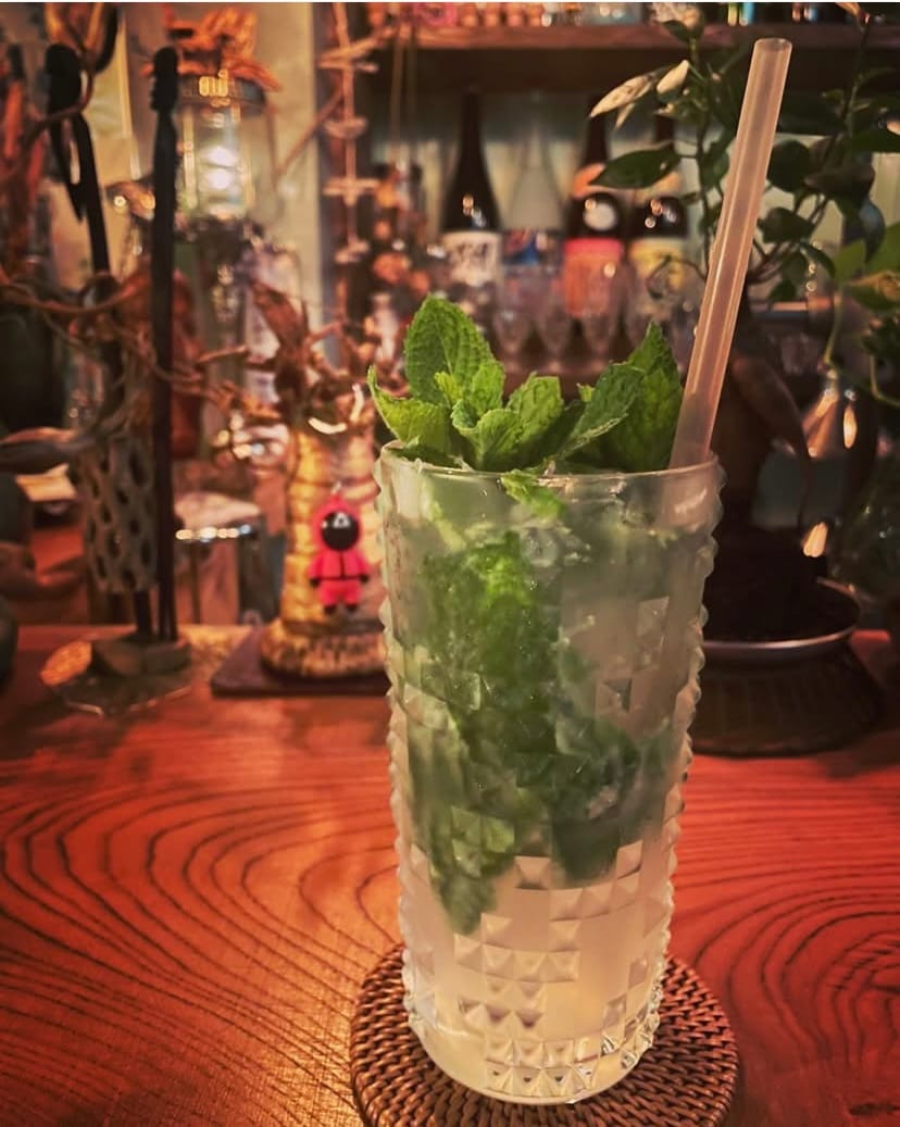 Non-alcoholic Mojito from Mocktail and Bar Grin - Osaka