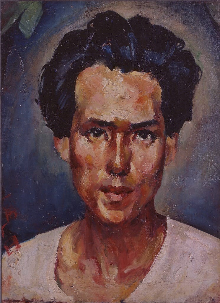 Saeki Yuzo: Self-portrait,1917