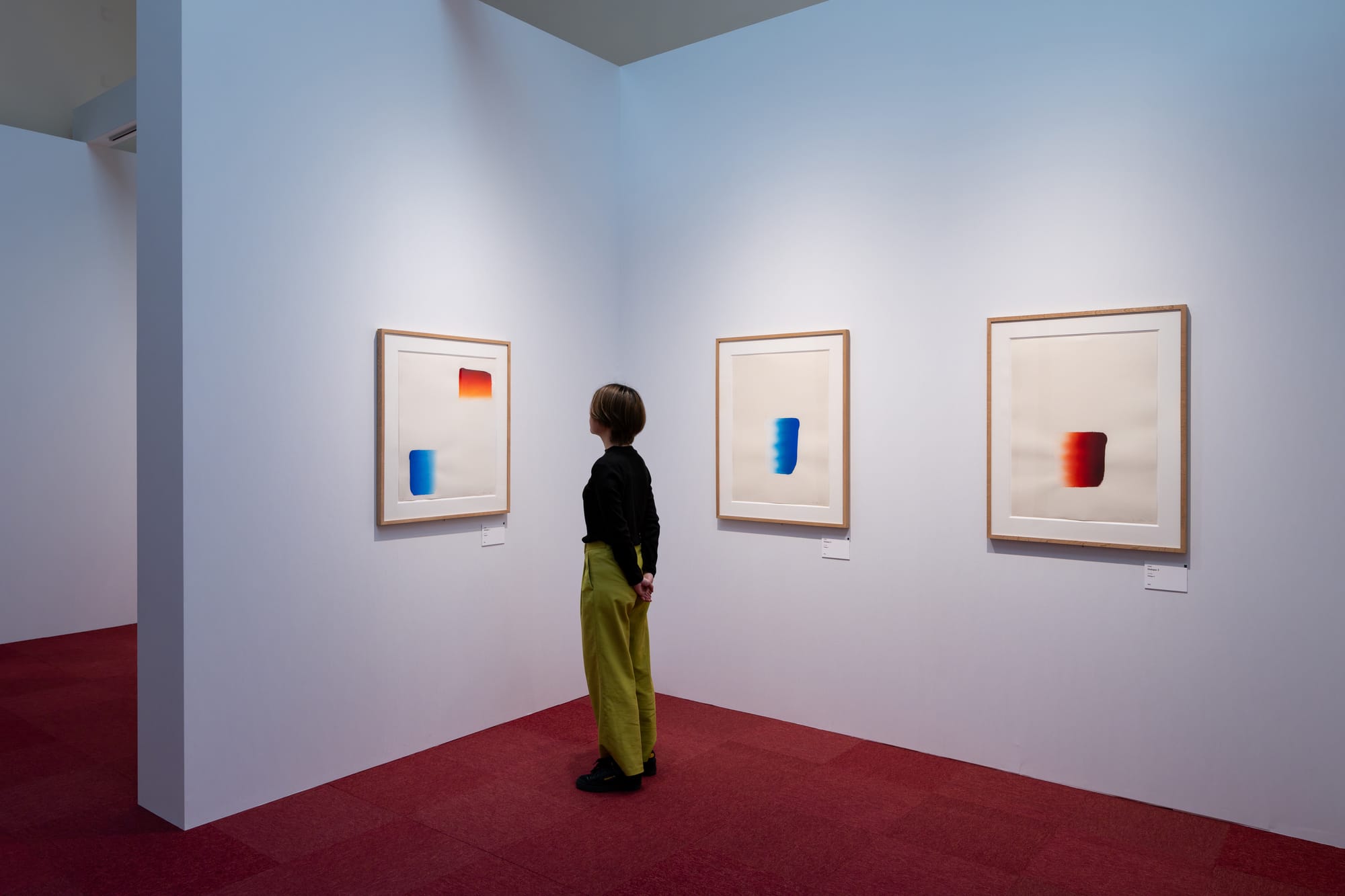 Woodblock prints by Lee Ufan in Tokyo National Museum's exhibiton "Ukiyo-e in Play"