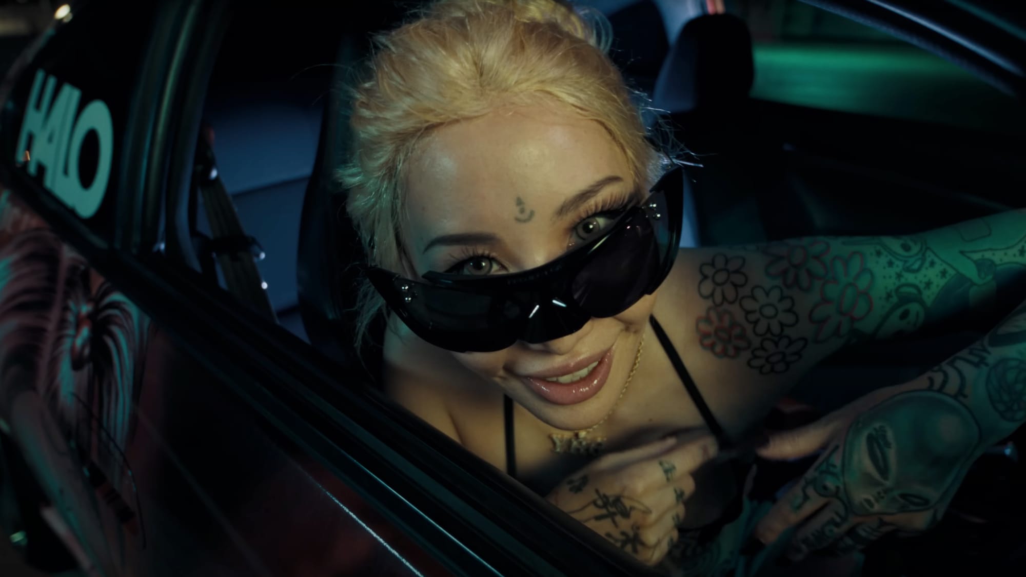 Screenshot from NENE's "Owari" music video