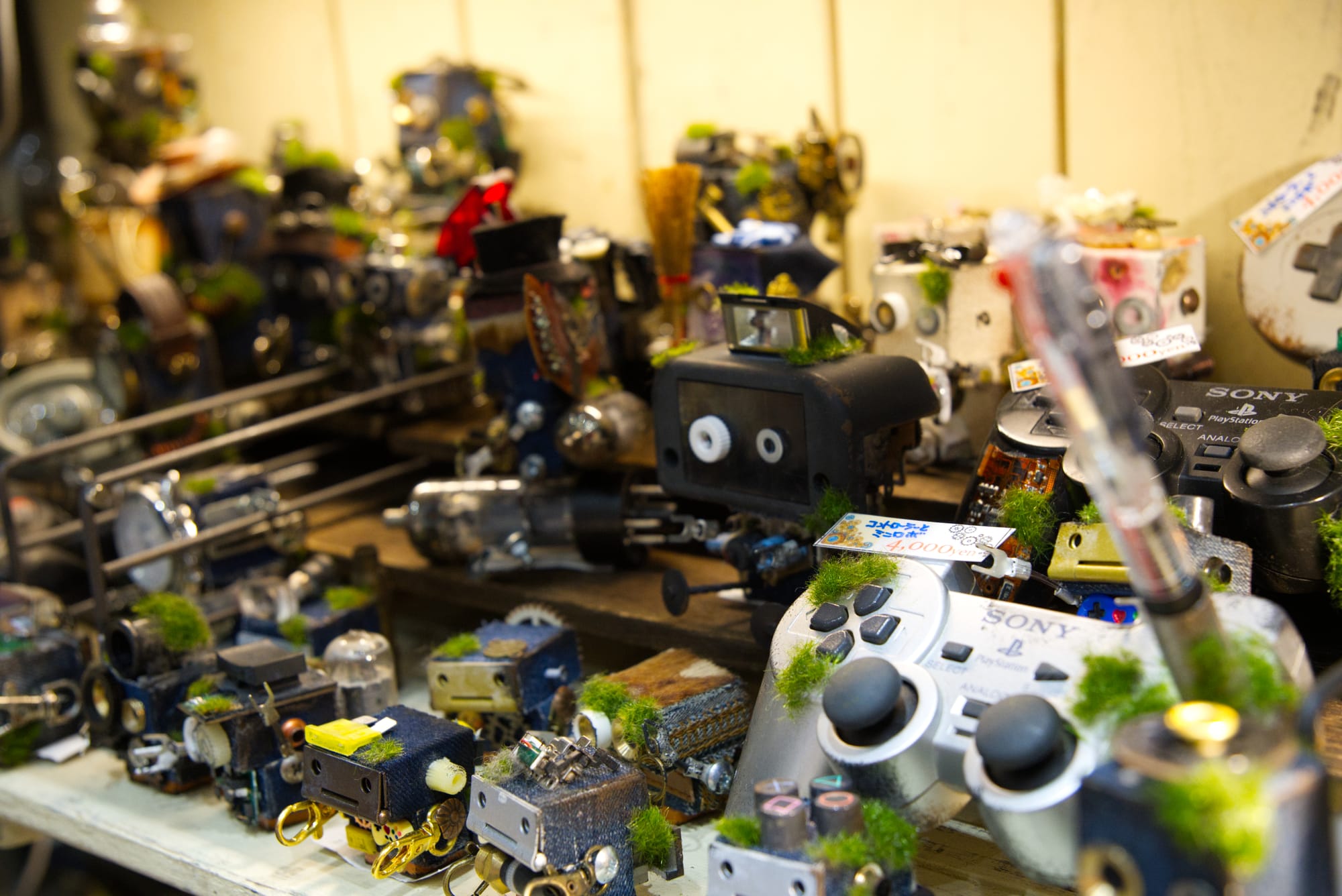 Little robots on display at Design Festa