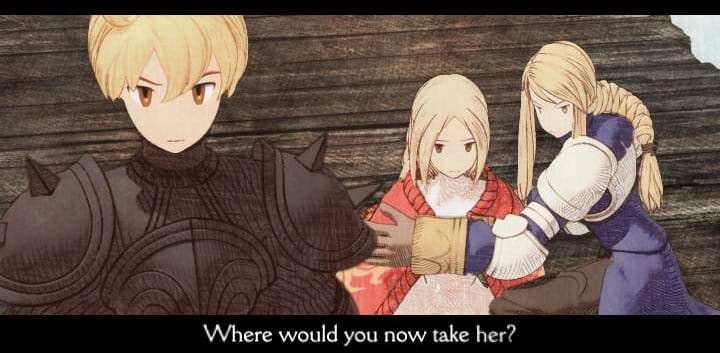 Final Fantasy Tactics: War of the Lions cutscene