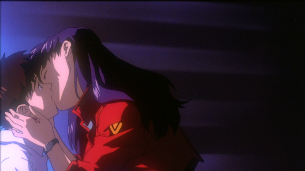 Neon Genesis Evangelion Shinji and Misato