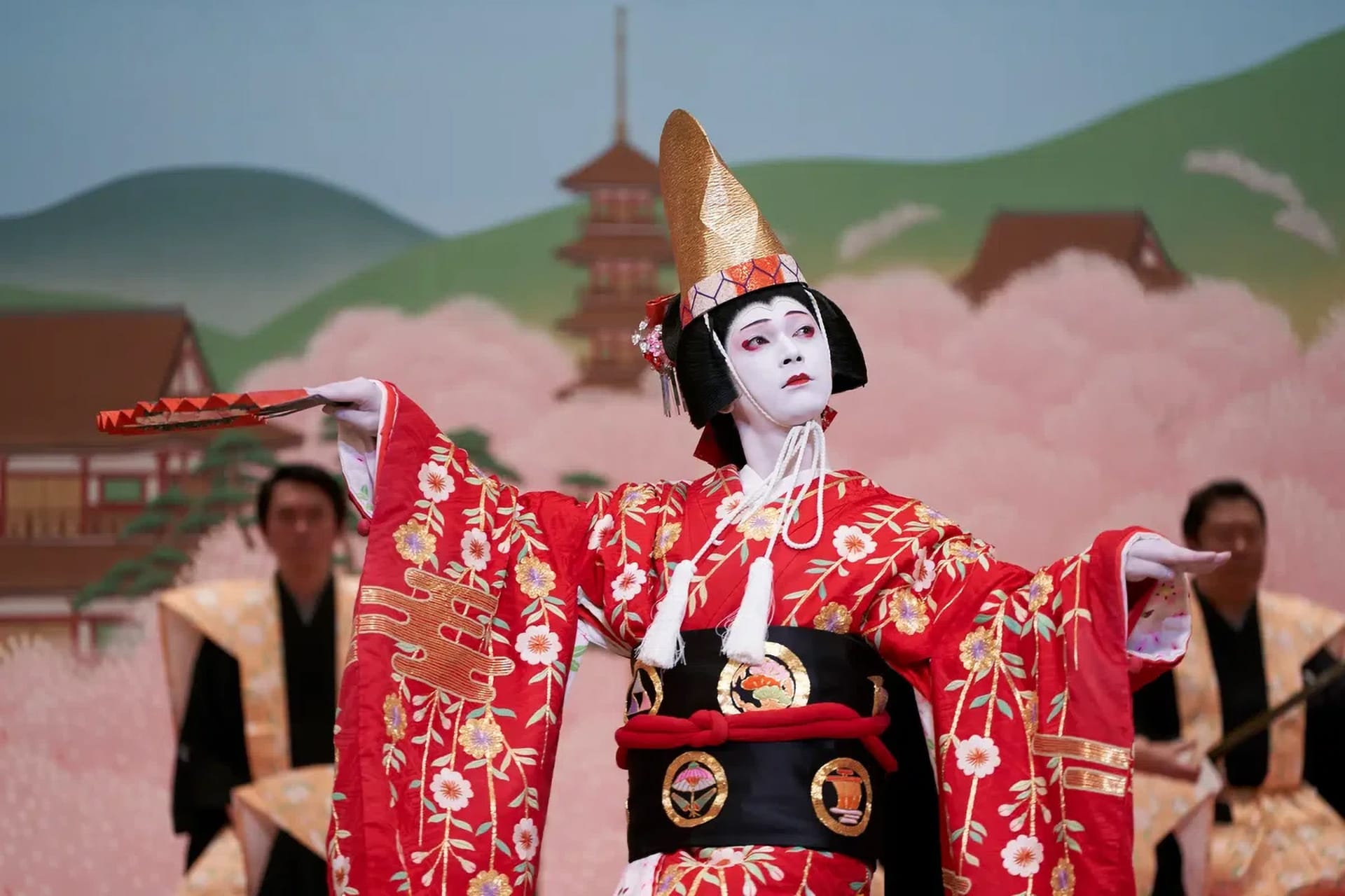 Kabuki performance in Kokuho