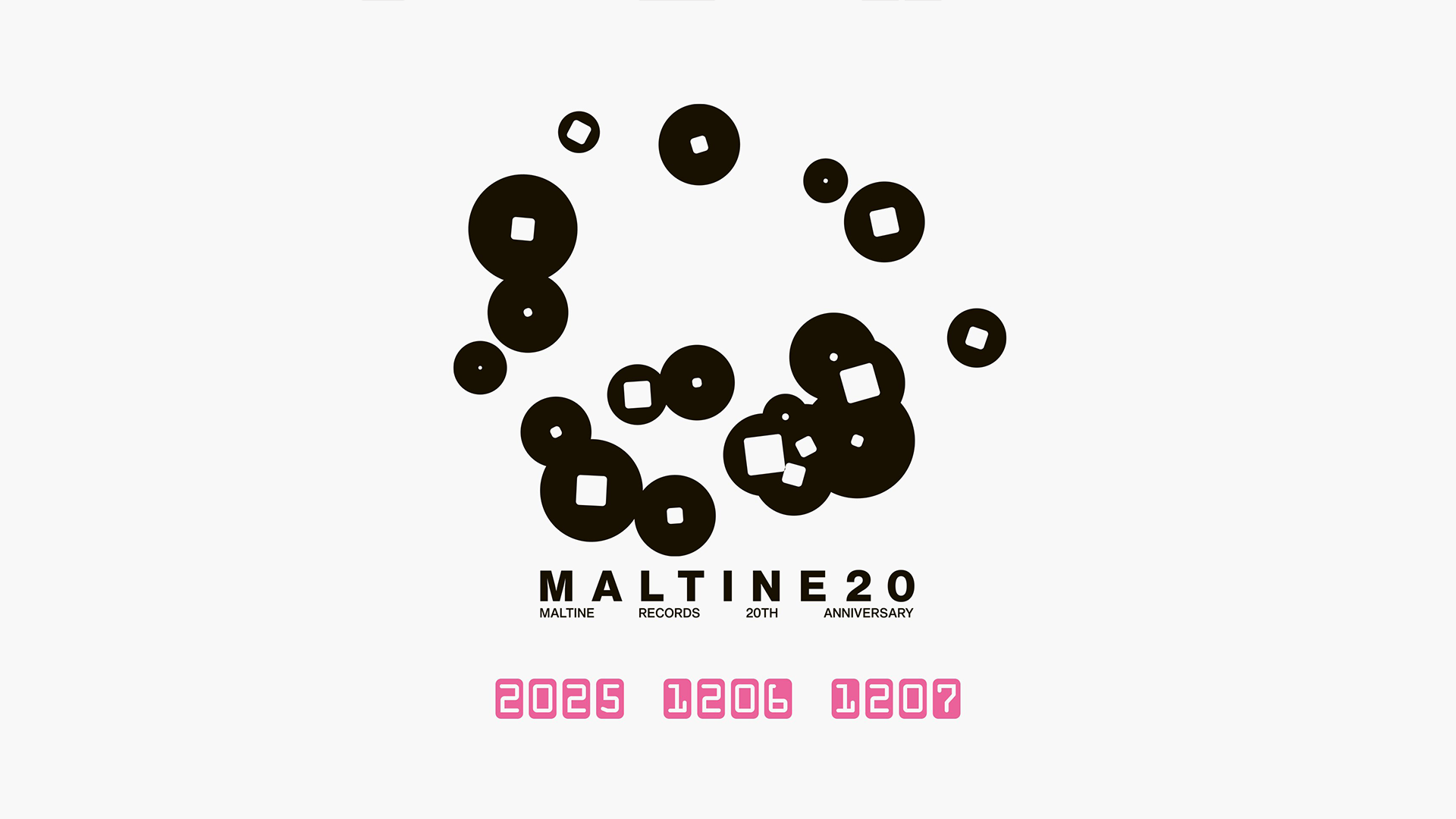 Maltine Records 20th Anniversary Flyer
