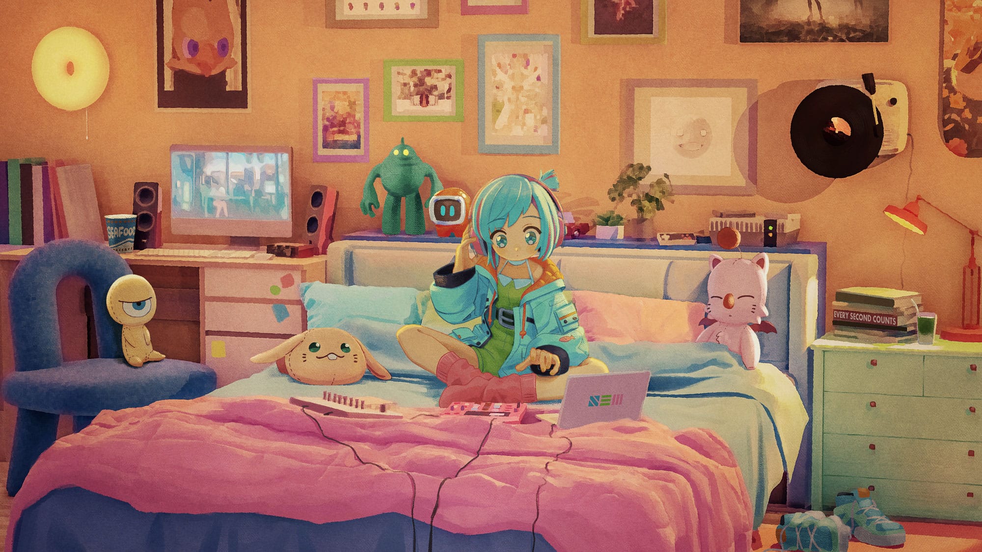 SQUARE ENIX MUSIC mascot Krystelle