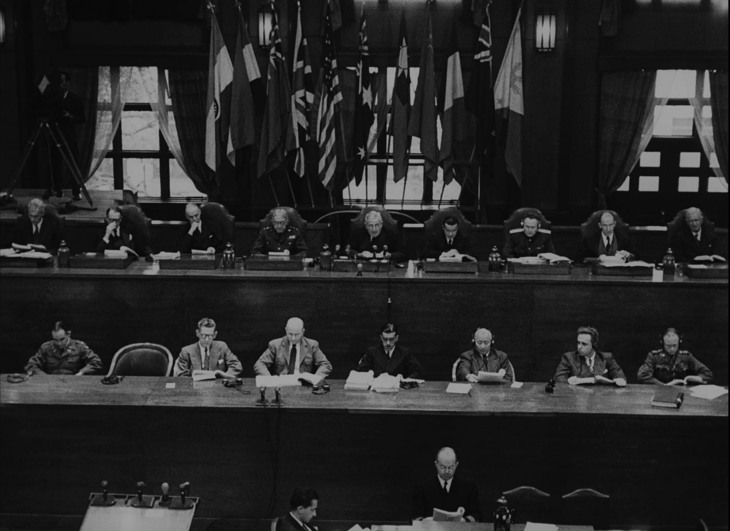 Screenshot from Masaki Kobayashi's Tokyo Trial documentary