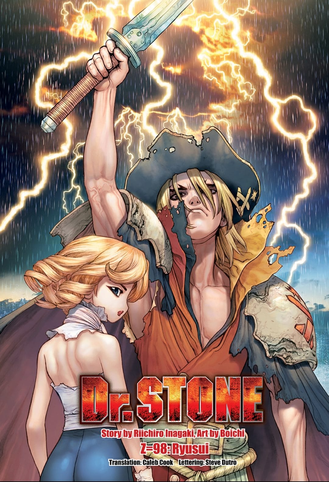 Dr. STONE chapter 98 color page