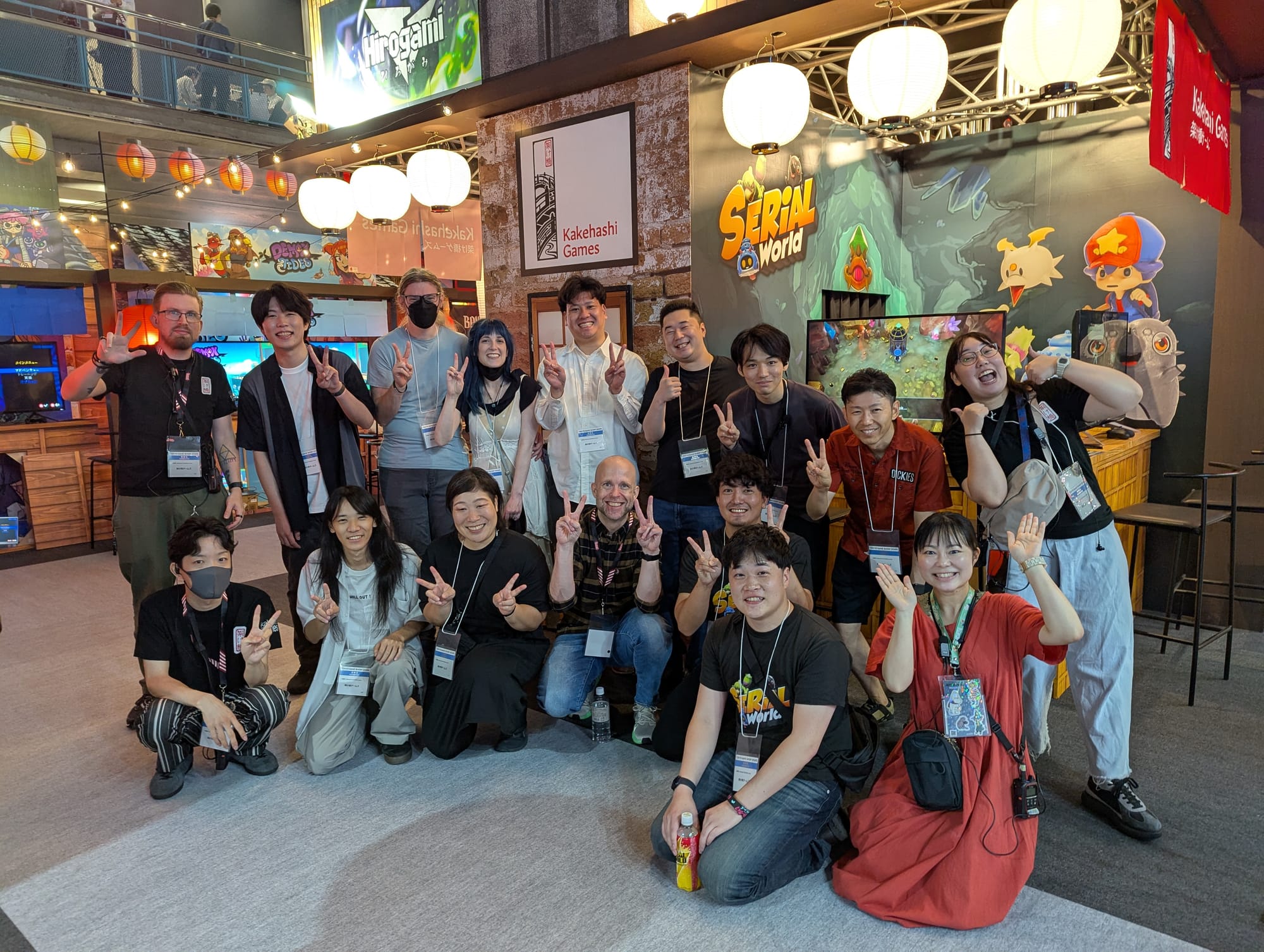 Kakehashi Games team at Tokyo Game Show 2025