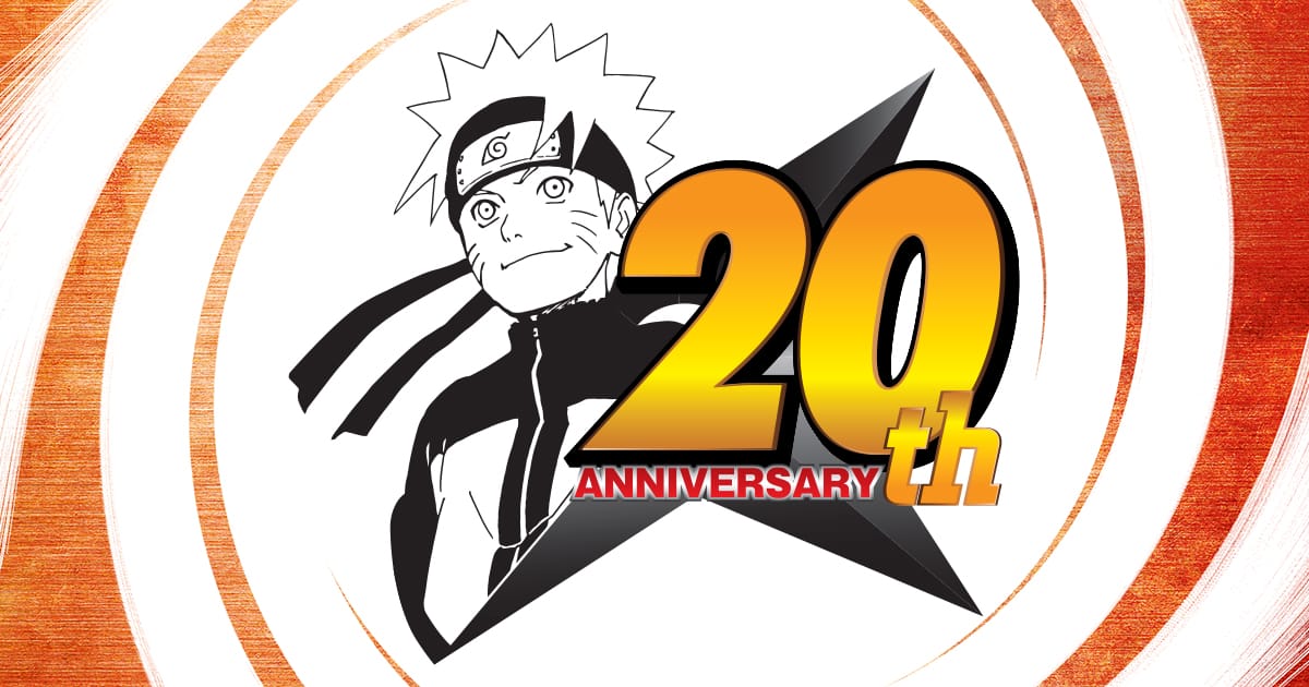 NARUTO 20th Anniversary logo