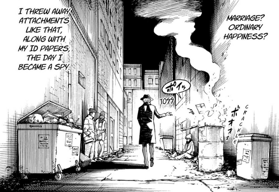 Loid destroying evidence