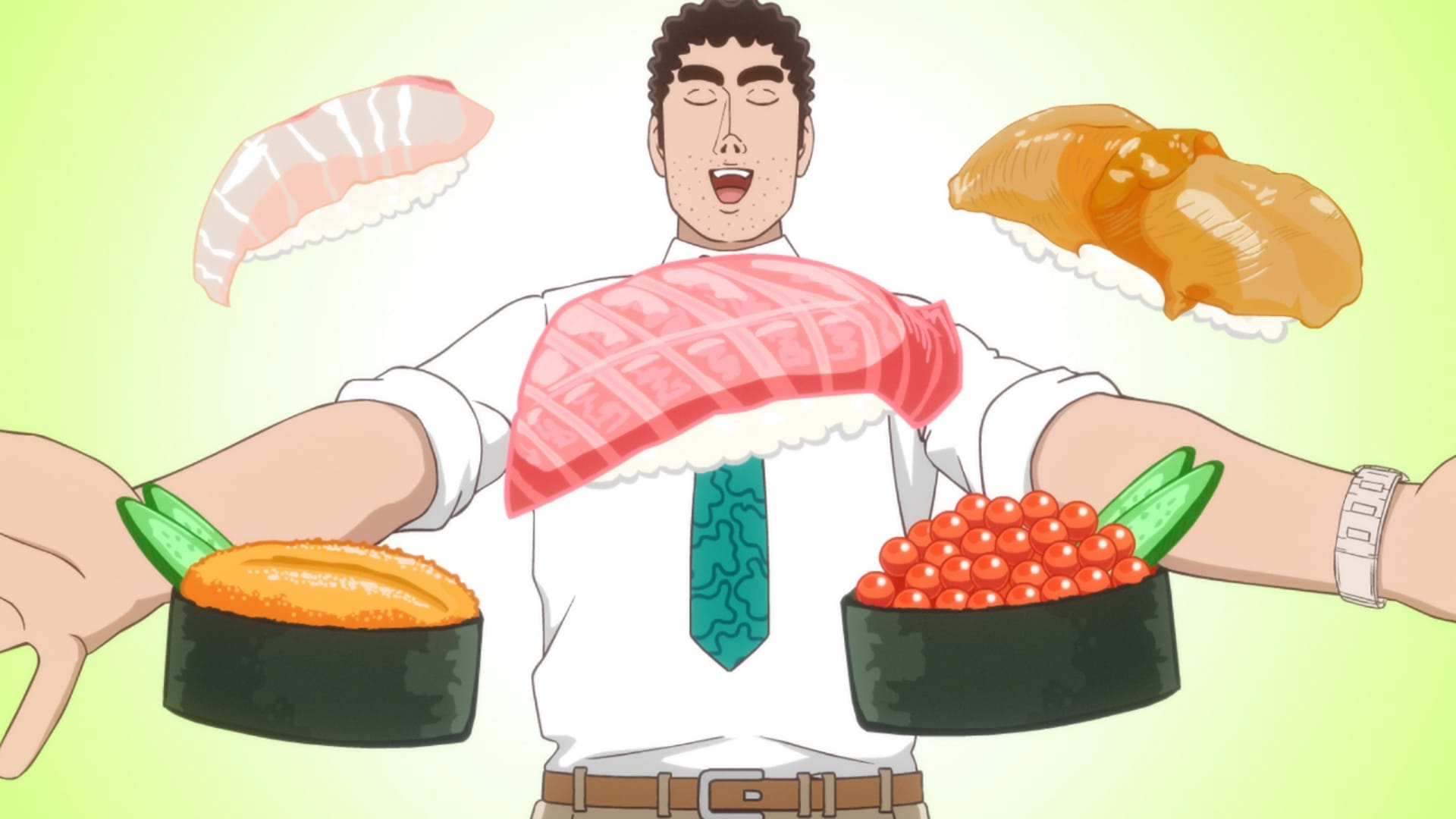 Hiroshi Nohara and Sushi