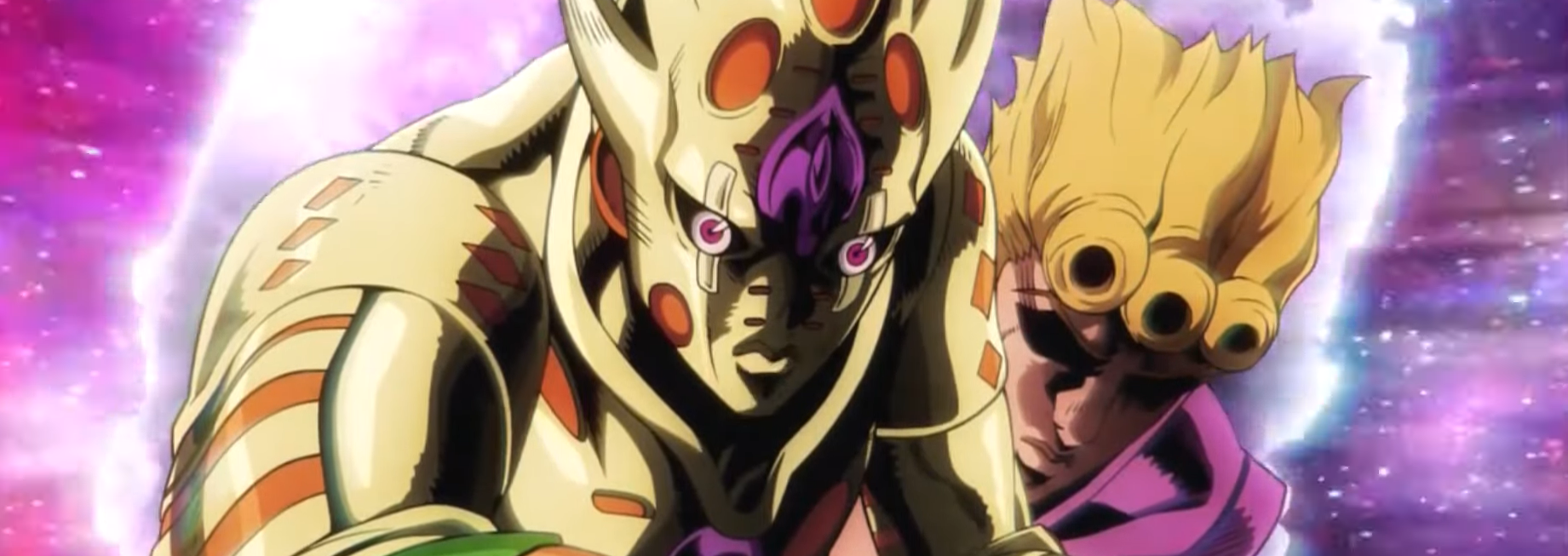 Gold Experience and Giorno Giovanna