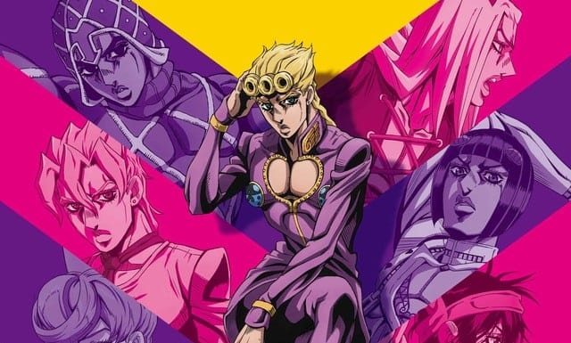 Jojo's Bizarre Adventure: Golden Wind Tower Records key visual