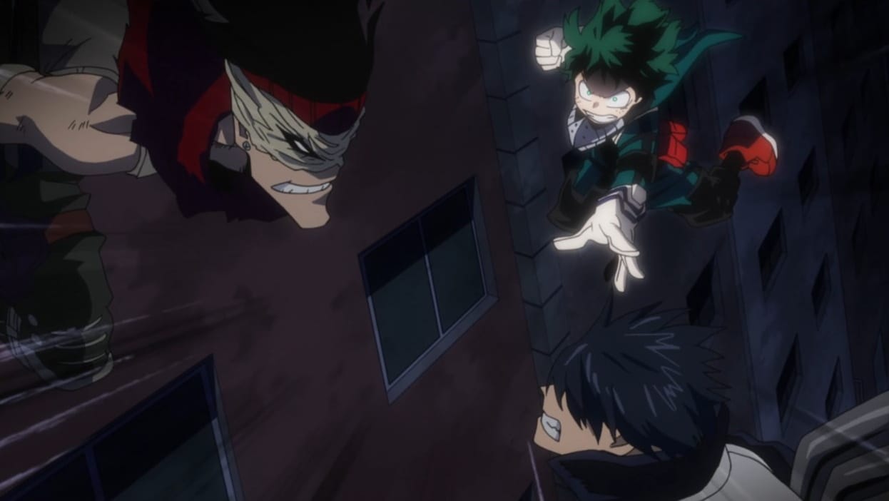 My Hero Academia fights