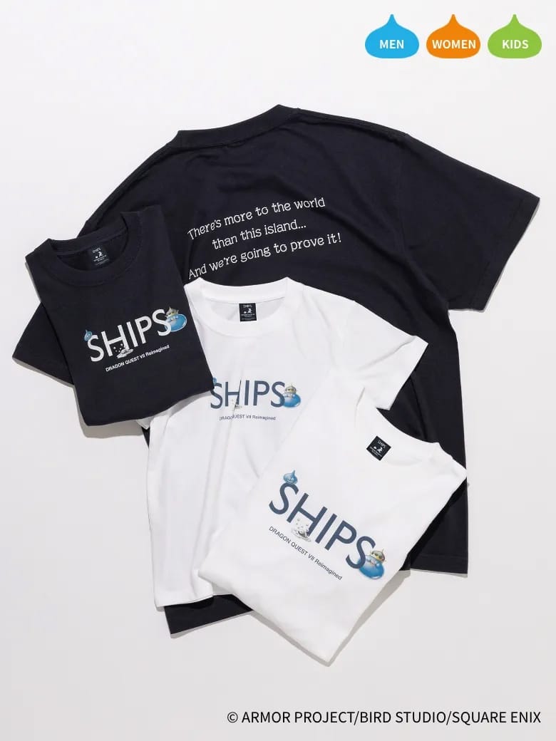 SHIPS x Dragon Quest VII Reimagined T-Shirts