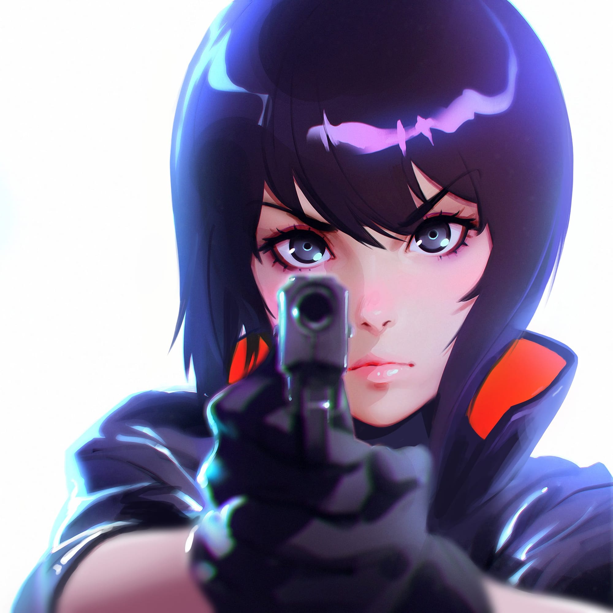 Motoko Kusanagi by Ilya Kuvshinov