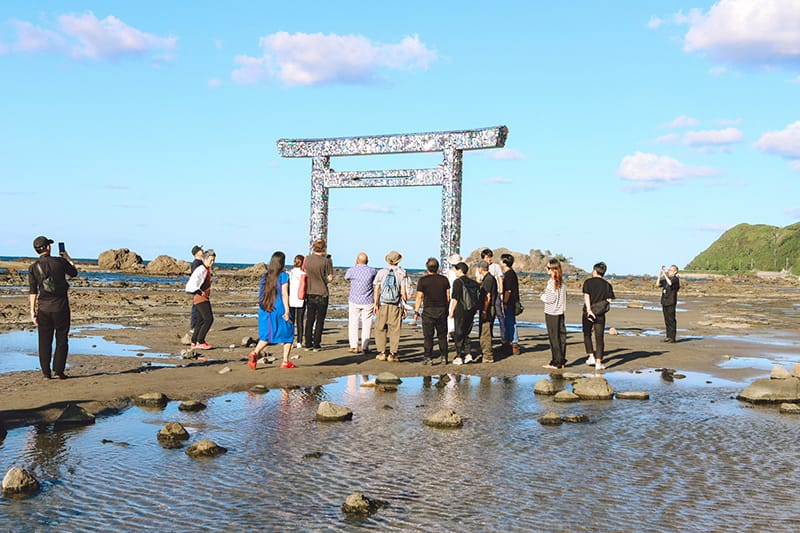 A scene from the 2023 edition of the Oku-Noto triennale.