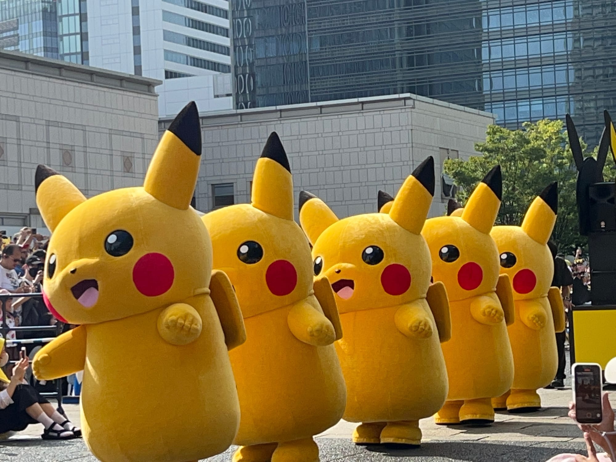 Pikachu on parade