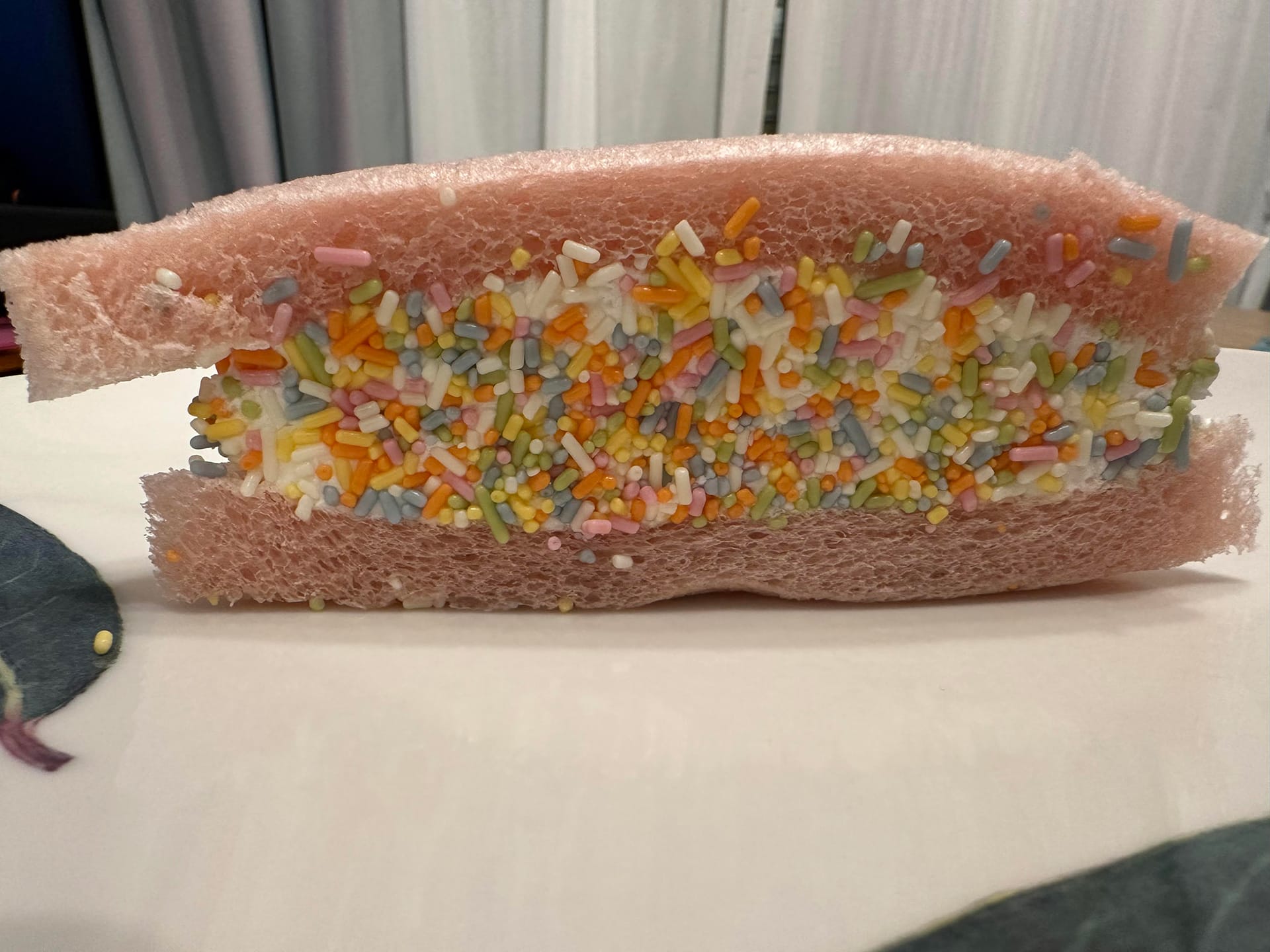 Chocolate Sprinkles & Whipped Cream sandwich