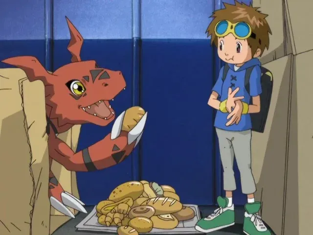 Guilmon and Takato