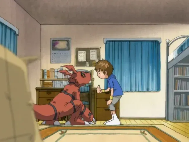 Guilmon and Takato