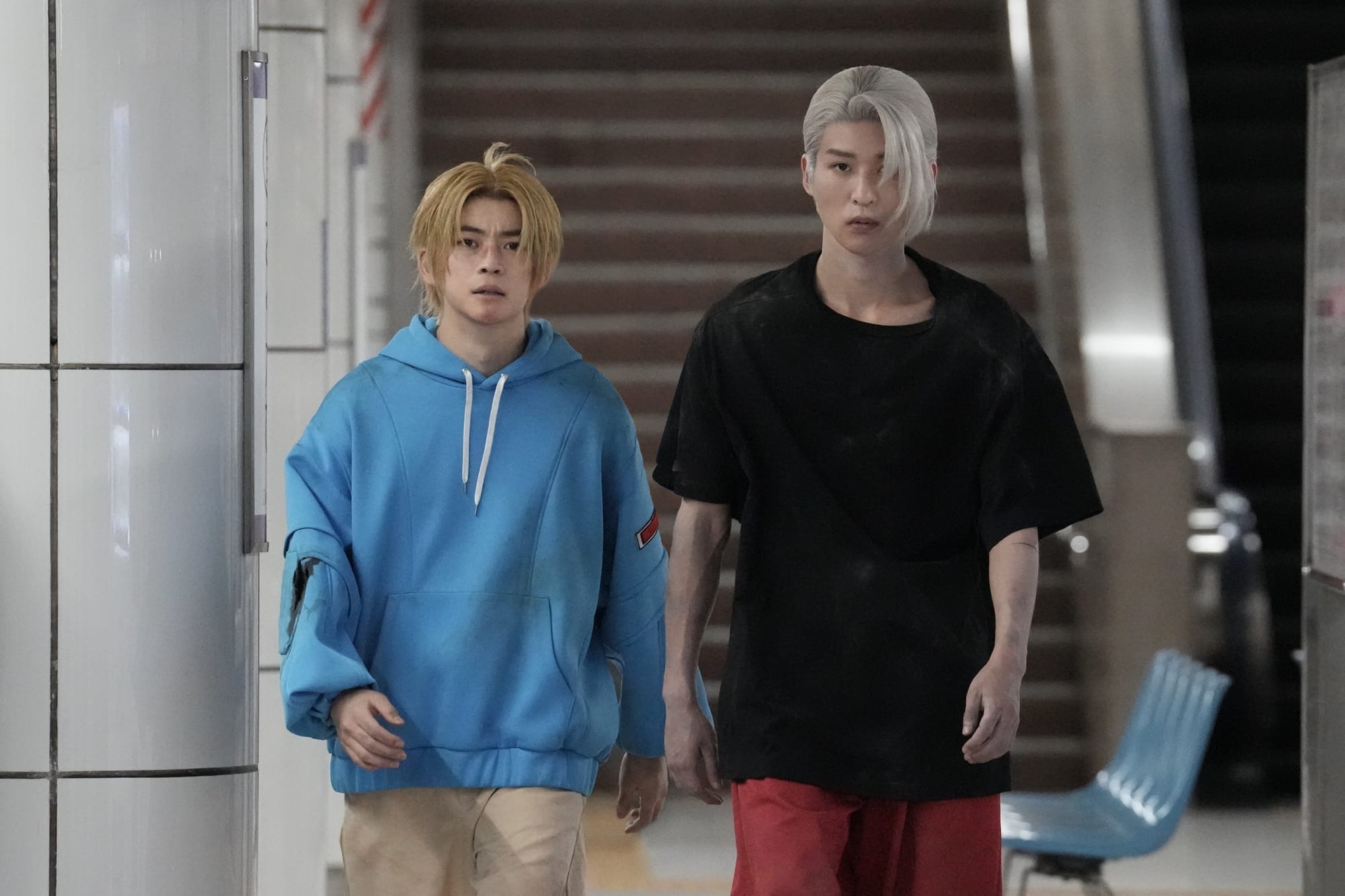 Shin and Sakamoto in Sakamoto Days live action movie