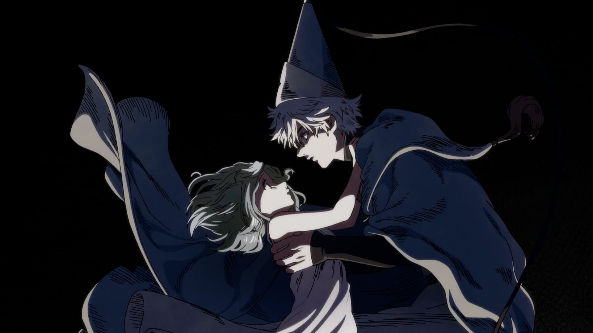 Coco and Qifrey in WItch Hat Atelier anime